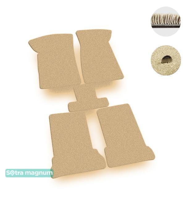 Sotra 00487-MG20-BEIGE Interior mats Sotra two-layer beige for Volkswagen Passat (1981-1988), set 00487MG20BEIGE