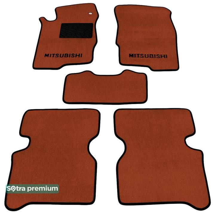 Sotra 00505-CH-TERRA Interior mats Sotra two-layer terracotta for Mitsubishi Galant (1996-2003), set 00505CHTERRA