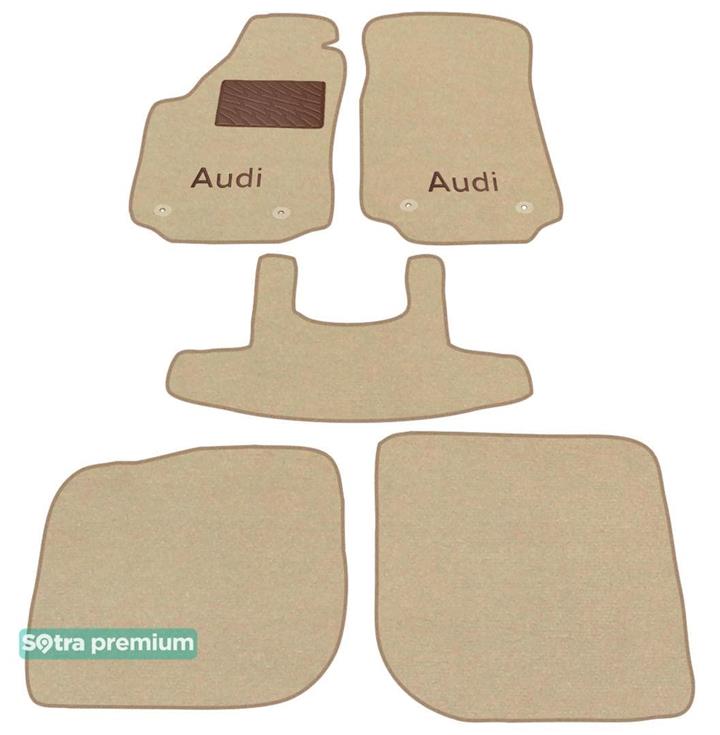 Sotra 00511-CH-BEIGE Interior mats Sotra two-layer beige for Audi A6 (1995-1997), set 00511CHBEIGE