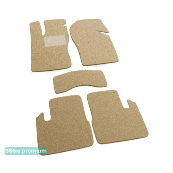 Sotra 00512-CH-BEIGE Interior mats Sotra two-layer beige for Opel Vectra a (1988-1995), set 00512CHBEIGE