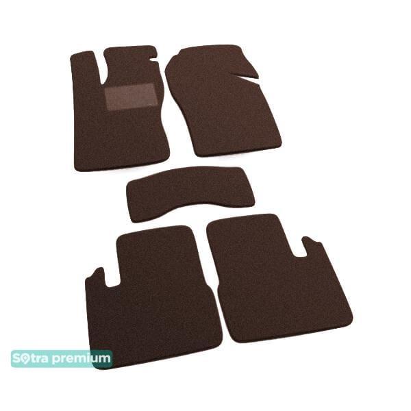 Sotra 00512-CH-CHOCO Interior mats Sotra two-layer brown for Opel Vectra a (1988-1995), set 00512CHCHOCO