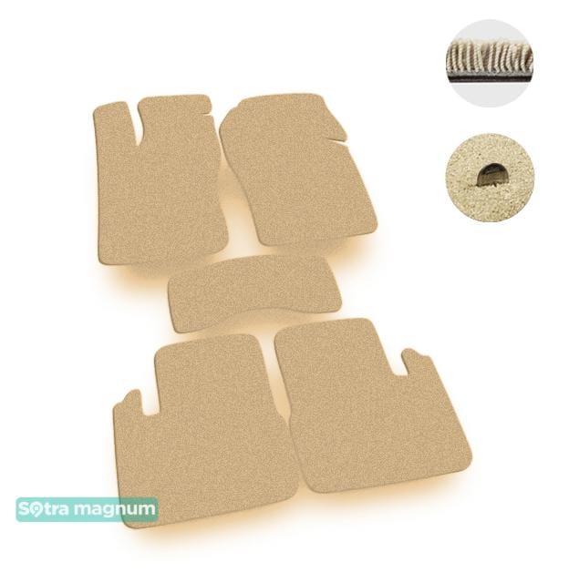 Sotra 00512-MG20-BEIGE Interior mats Sotra two-layer beige for Opel Vectra a (1988-1995), set 00512MG20BEIGE