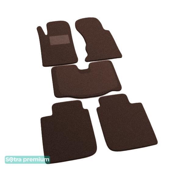 Sotra 00513-CH-CHOCO Interior mats Sotra two-layer brown for Ford Scorpio (1985-1994), set 00513CHCHOCO