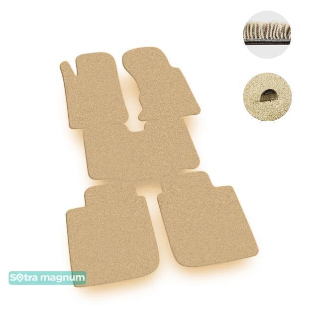 Sotra 00513-MG20-BEIGE Interior mats Sotra two-layer beige for Ford Scorpio (1985-1994), set 00513MG20BEIGE