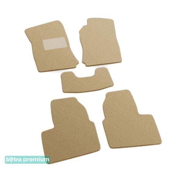 Sotra 00514-CH-BEIGE Interior mats Sotra two-layer beige for Opel Vectra b (1996-2001), set 00514CHBEIGE