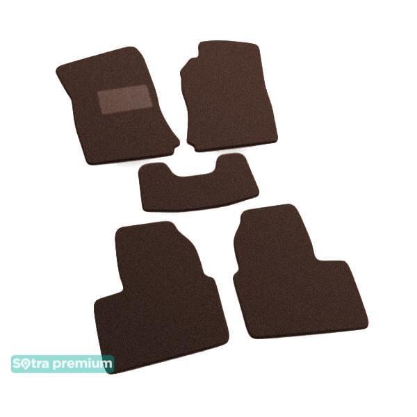 Sotra 00514-CH-CHOCO Interior mats Sotra two-layer brown for Opel Vectra b (1996-2001), set 00514CHCHOCO