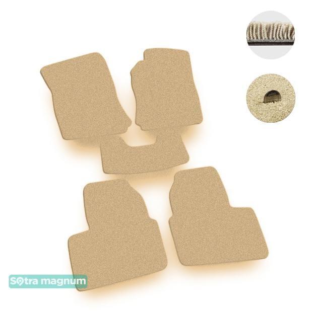 Sotra 00514-MG20-BEIGE Interior mats Sotra two-layer beige for Opel Vectra b (1996-2001), set 00514MG20BEIGE