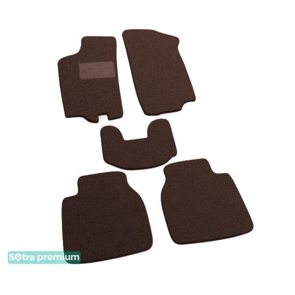 Sotra 00516-CH-CHOCO Interior mats Sotra two-layer brown for Fiat Tempra (1990-1999), set 00516CHCHOCO