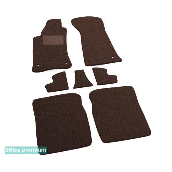 Sotra 00537-CH-CHOCO Interior mats Sotra two-layer brown for Audi 80 (1991-1996), set 00537CHCHOCO