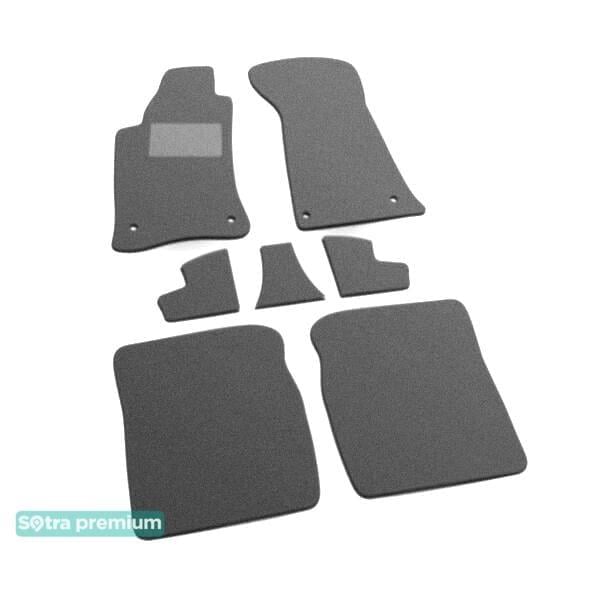 Sotra 00537-CH-GREY Interior mats Sotra two-layer gray for Audi 80 (1991-1996), set 00537CHGREY