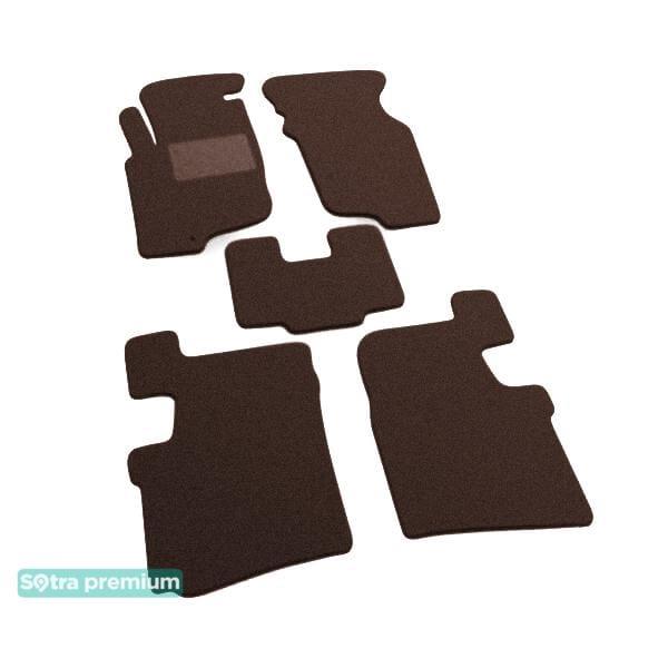 Sotra 00542-CH-CHOCO Interior mats Sotra two-layer brown for Mitsubishi Space star (1998-2005), set 00542CHCHOCO