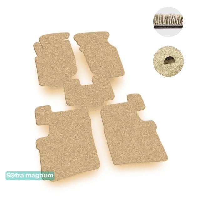 Sotra 00542-MG20-BEIGE Interior mats Sotra two-layer beige for Mitsubishi Space star (1998-2005), set 00542MG20BEIGE