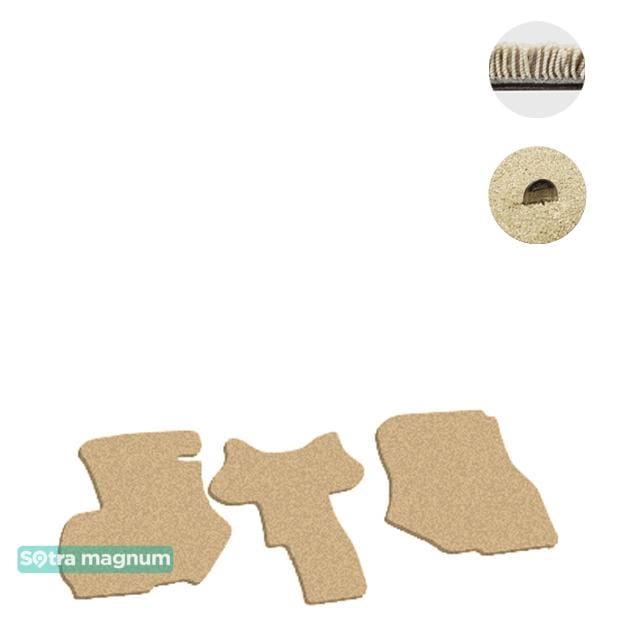 Sotra 00546-1-MG20-BEIGE Interior mats Sotra two-layer beige for Mitsubishi Space wagon (1997-2003), set 005461MG20BEIGE
