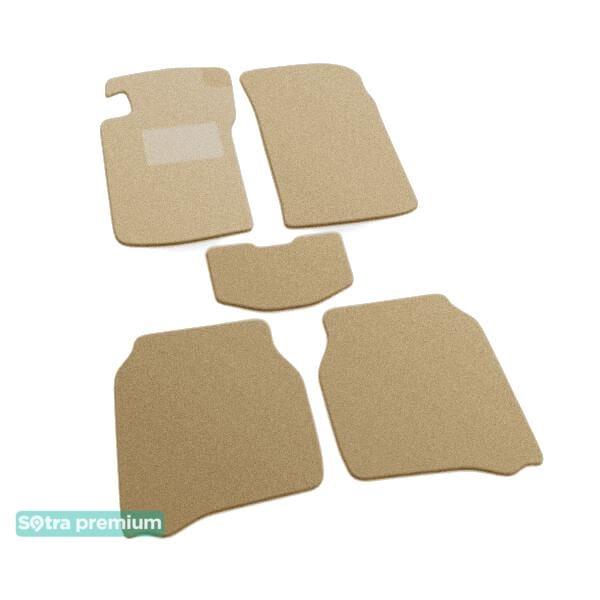 Sotra 00566-CH-BEIGE Interior mats Sotra two-layer beige for Toyota Corolla (1998-2000), set 00566CHBEIGE