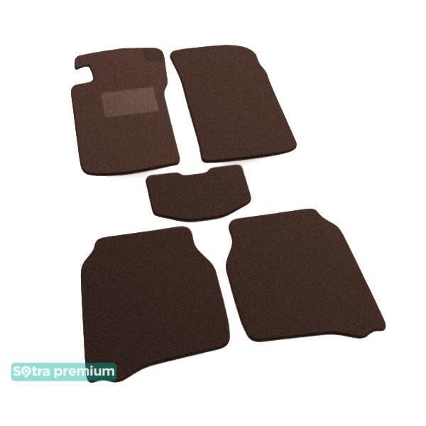 Sotra 00566-CH-CHOCO Interior mats Sotra two-layer brown for Toyota Corolla (1998-2000), set 00566CHCHOCO