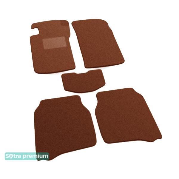 Sotra 00566-CH-TERRA Interior mats Sotra two-layer terracotta for Toyota Corolla (1998-2000), set 00566CHTERRA
