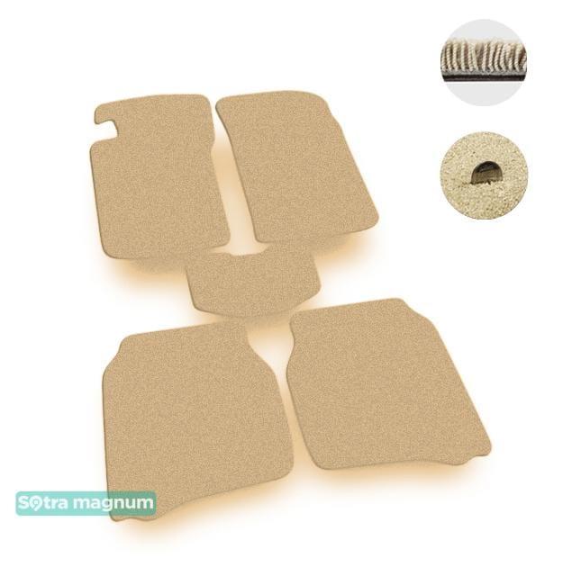Sotra 00566-MG20-BEIGE Interior mats Sotra two-layer beige for Toyota Corolla (1998-2000), set 00566MG20BEIGE