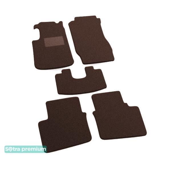 Sotra 00569-CH-CHOCO Interior mats Sotra two-layer brown for Rover 75 (1998-2003), set 00569CHCHOCO