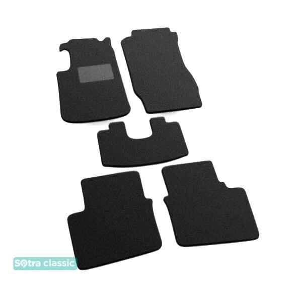 Sotra 00569-GD-GREY Interior mats Sotra two-layer gray for Rover 75 (1998-2003), set 00569GDGREY