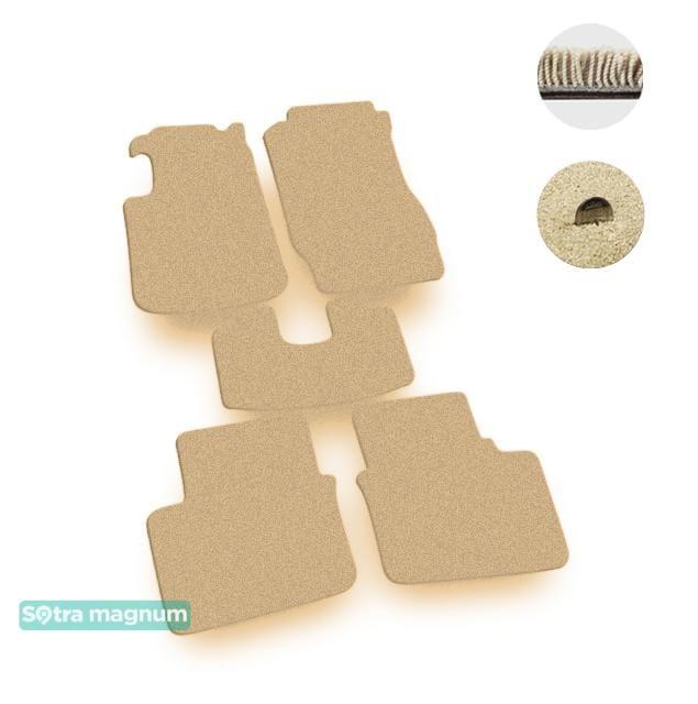 Sotra 00569-MG20-BEIGE Interior mats Sotra two-layer beige for Rover 75 (1998-2003), set 00569MG20BEIGE
