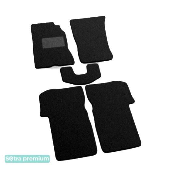 Sotra 00570-CH-BLACK Interior mats Sotra two-layer black for Suzuki Jimny (1981-1998), set 00570CHBLACK