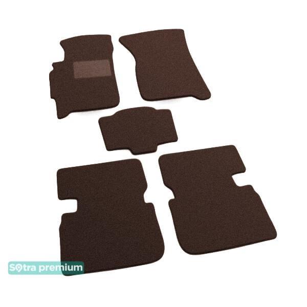 Sotra 00572-CH-CHOCO Interior mats Sotra two-layer brown for KIA Carens (1999-2001), set 00572CHCHOCO