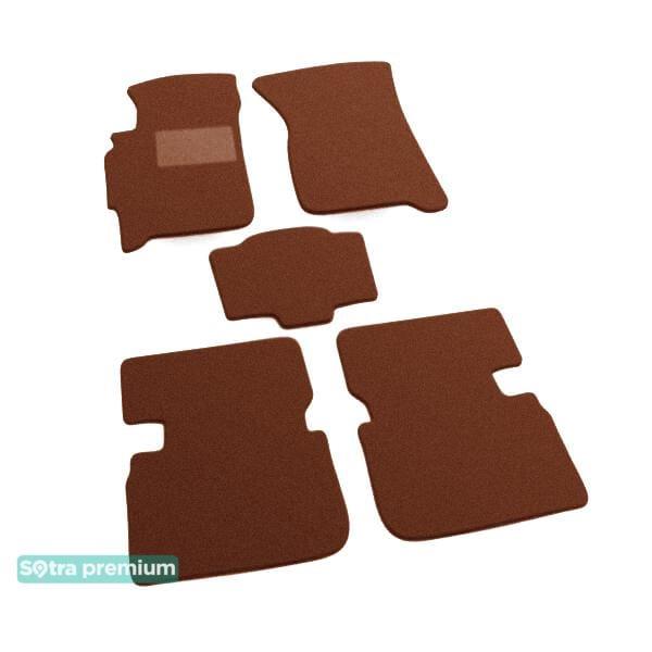 Sotra 00572-CH-TERRA Interior mats Sotra two-layer terracotta for KIA Carens (1999-2001), set 00572CHTERRA