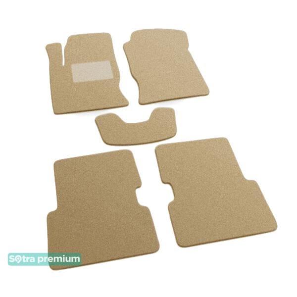Sotra 00574-CH-BEIGE Interior mats Sotra two-layer beige for Ford Focus (1998-2005), set 00574CHBEIGE