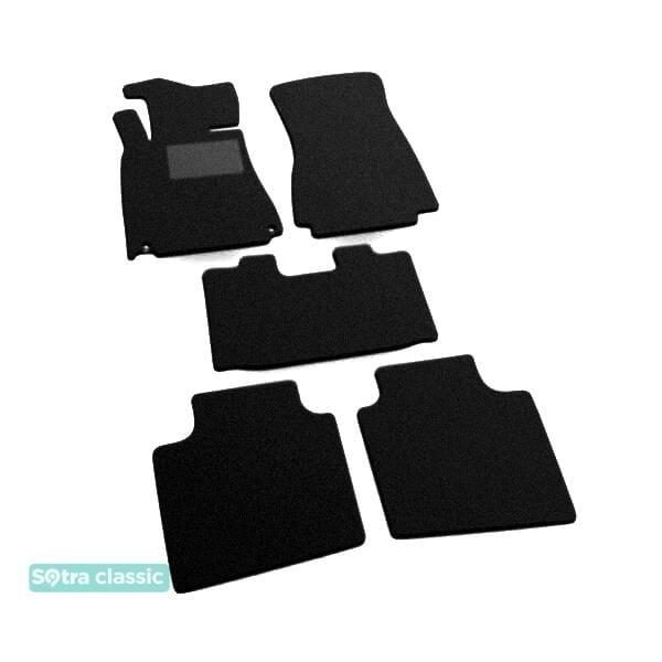 Sotra 00577-GD-BLACK Interior mats Sotra two-layer black for Lexus Ls (1990-1998), set 00577GDBLACK