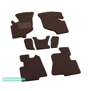 Sotra 00578-2-CH-CHOCO Interior mats Sotra two-layer brown for KIA Joice / carstar (1999-2002), set 005782CHCHOCO