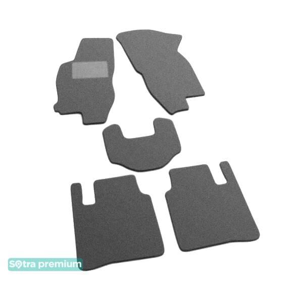 Sotra 00579-CH-GREY Interior mats Sotra two-layer gray for Fiat Marea (1996-2002), set 00579CHGREY