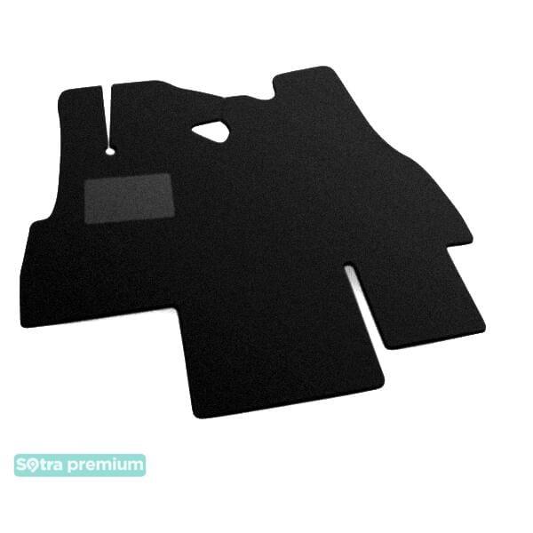 Sotra 00583-CH-BLACK Interior mats Sotra two-layer black for Peugeot Boxer (1993-2006), set 00583CHBLACK
