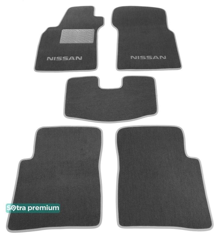 Sotra 00594-CH-GREY Interior mats Sotra two-layer gray for Nissan Maxima qx / cefiro (2000-2004), set 00594CHGREY