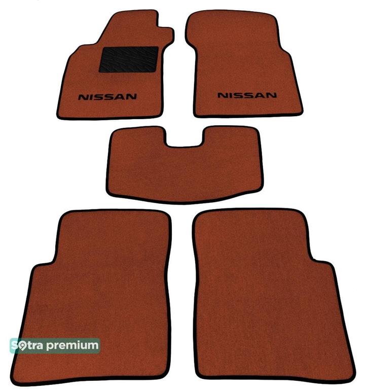 Sotra 00594-CH-TERRA Interior mats Sotra two-layer terracotta for Nissan Maxima qx / cefiro (2000-2004), set 00594CHTERRA