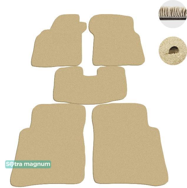 Sotra 00594-MG20-BEIGE Interior mats Sotra two-layer beige for Nissan Maxima qx / cefiro (2000-2004), set 00594MG20BEIGE