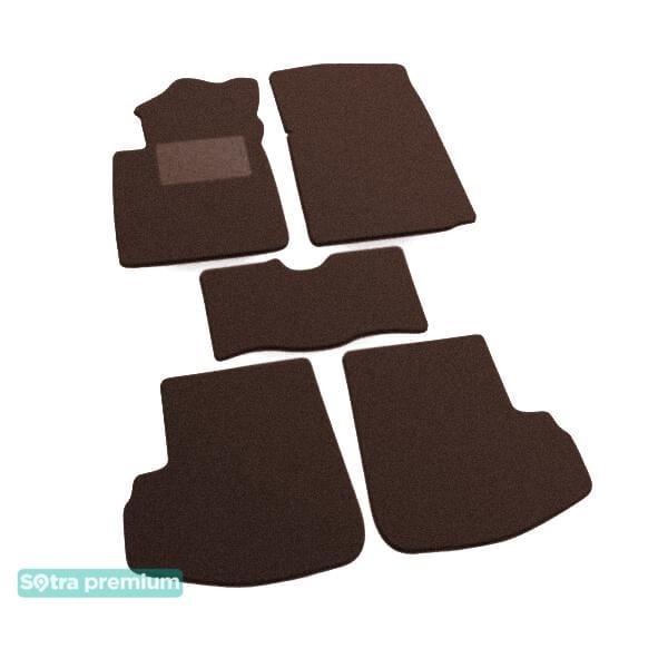 Sotra 00596-CH-CHOCO Interior mats Sotra two-layer brown for Toyota Yaris (1999-2005), set 00596CHCHOCO
