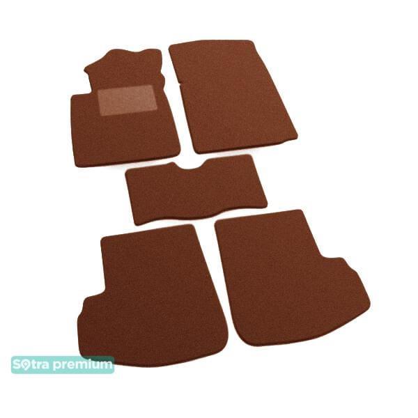Sotra 00596-CH-TERRA Interior mats Sotra two-layer terracotta for Toyota Yaris (1999-2005), set 00596CHTERRA