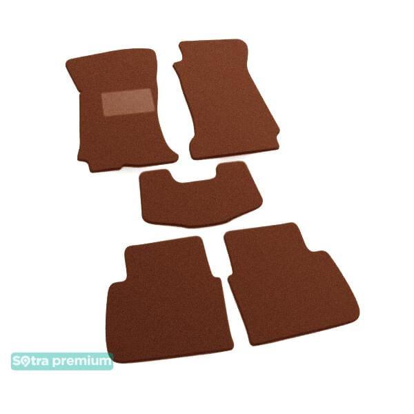 Sotra 00600-CH-TERRA Interior mats Sotra two-layer terracotta for Saab 9-5 (1997-2010), set 00600CHTERRA