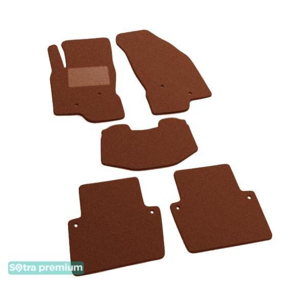 Sotra 00610-CH-TERRA Interior mats Sotra two-layer terracotta for Volvo S80 (1998-2006), set 00610CHTERRA