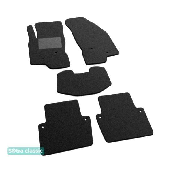 Sotra 00610-GD-GREY Interior mats Sotra two-layer gray for Volvo S80 (1998-2006), set 00610GDGREY