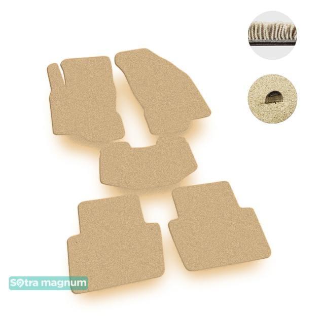 Sotra 00610-MG20-BEIGE Interior mats Sotra two-layer beige for Volvo S80 (1998-2006), set 00610MG20BEIGE