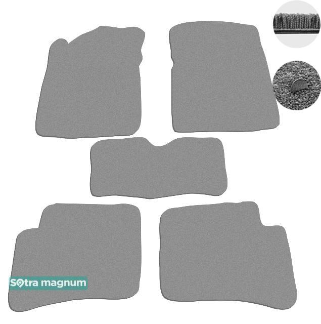 Sotra 00617-MG20-GREY Interior mats Sotra two-layer gray for Toyota Yaris (1999-2005), set 00617MG20GREY