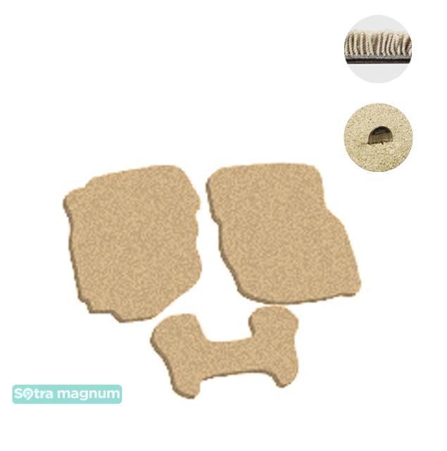 Sotra 00629-1-MG20-BEIGE Interior mats Sotra two-layer beige for Mazda Mpv (2000-2006), set 006291MG20BEIGE