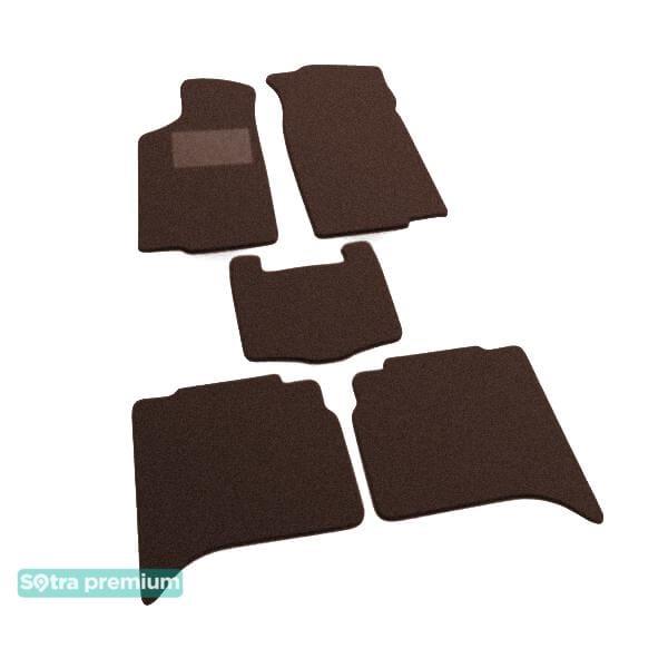 Sotra 00652-CH-CHOCO Interior mats Sotra two-layer brown for Opel Monterey (1996-2002), set 00652CHCHOCO