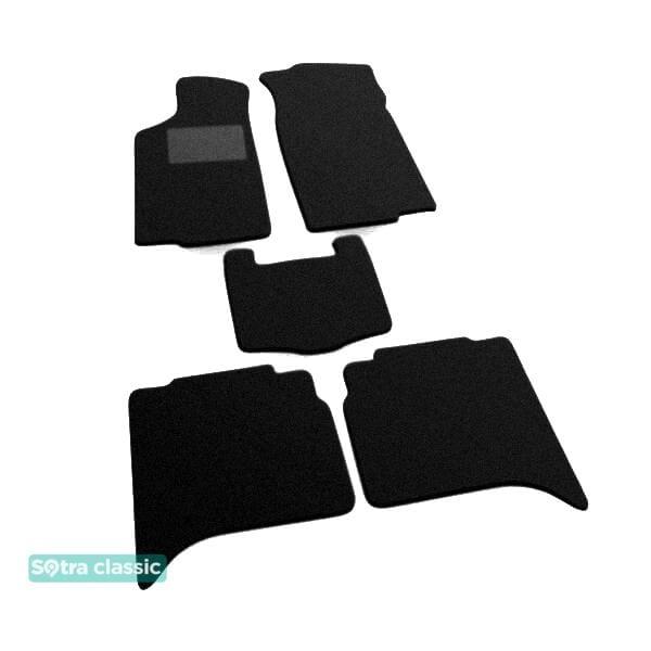 Sotra 00652-GD-BLACK Interior mats Sotra two-layer black for Opel Monterey (1996-2002), set 00652GDBLACK