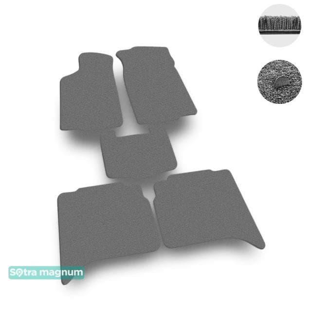 Sotra 00652-MG20-GREY Interior mats Sotra two-layer gray for Opel Monterey (1996-2002), set 00652MG20GREY