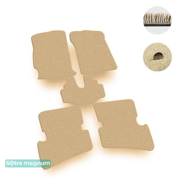 Sotra 00654-MG20-BEIGE Interior mats Sotra two-layer beige for Ford Probe (1994-1997), set 00654MG20BEIGE