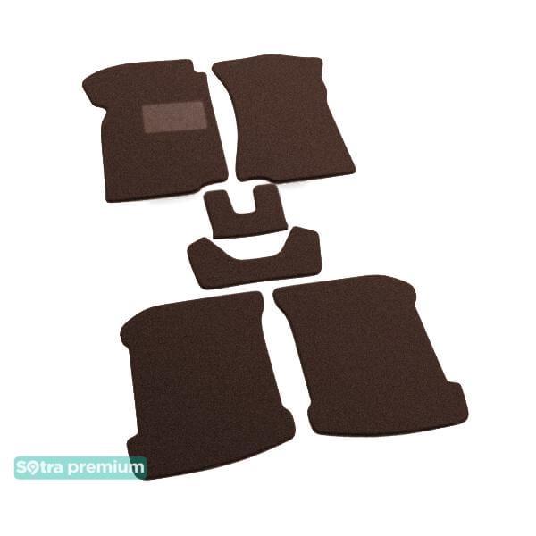Sotra 00668-CH-CHOCO Interior mats Sotra two-layer brown for Volkswagen Polo (1994-2003), set 00668CHCHOCO