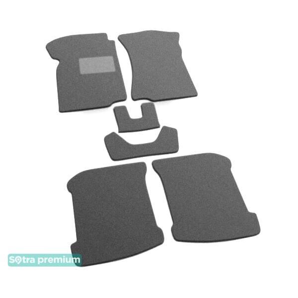 Sotra 00668-CH-GREY Interior mats Sotra two-layer gray for Volkswagen Polo (1994-2003), set 00668CHGREY