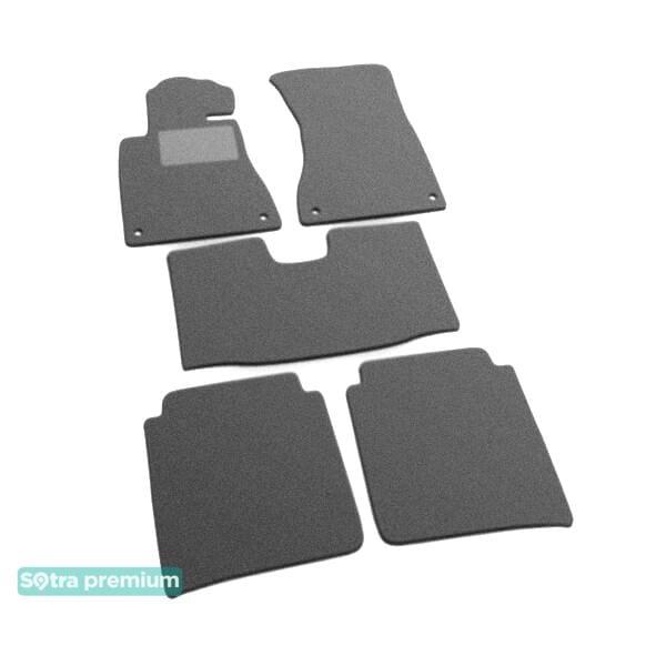 Sotra 00678-CH-GREY Interior mats Sotra two-layer gray for Lexus Ls (1998-2000), set 00678CHGREY